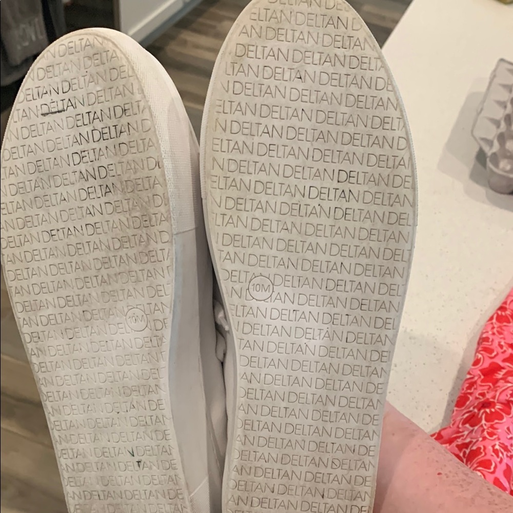 Classic White Lace-Up Sneakers - Picture 8 of 12